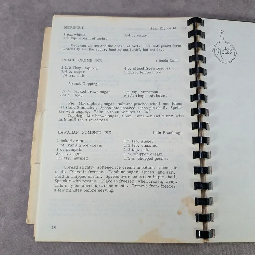 1979 Faith Assembly Of God Church Circle Montana MT Vintage Cookbook Recipe Book